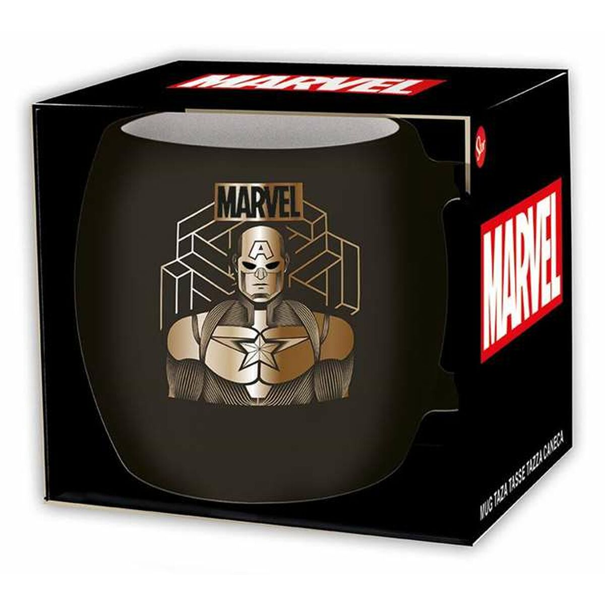 Chávena com Caixa Marvel Cerâmica 360 ml